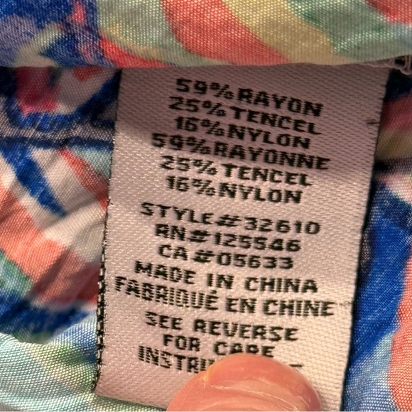 Escape by Habitat Clothes Tropical Print Sleeveless Top new with tags - Picture 8 of 10